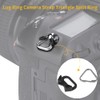 Acouto Lug Ring Camera Strap Triangle Split Ring Alloy Hook