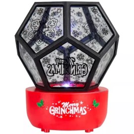 Gemmy Grinch Lightshow Multi-function Battery Operated Christmas Indoor Projector