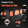 15-Inch Heavy Duty Tool Bag, Portable Empty Tool Box Organizer