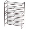 SIMPLE HOUSEWARE 3-Tier Stackable Mesh Shoe Rack, Bronze