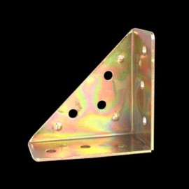 Heavy-Duty Triangular Corner Angle Bracket for Shelves and Furniture 100 Piece Pack