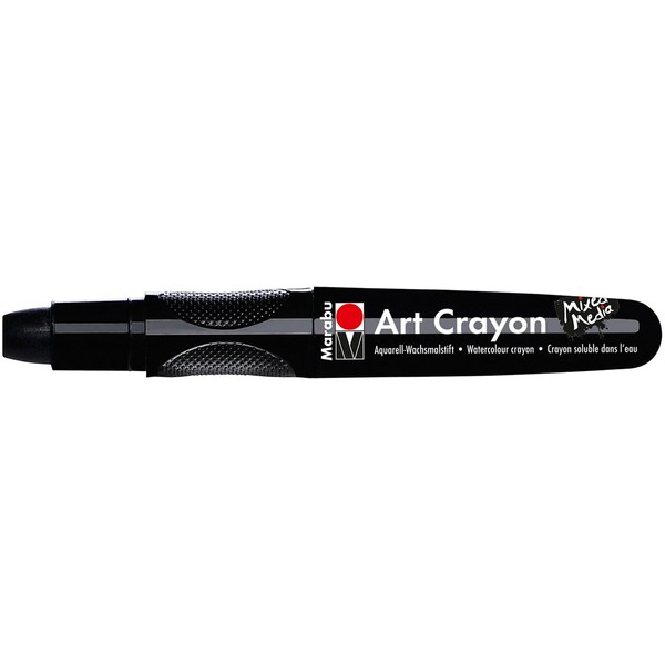 Marabu 01409003073 Creative Art Crayons, Black