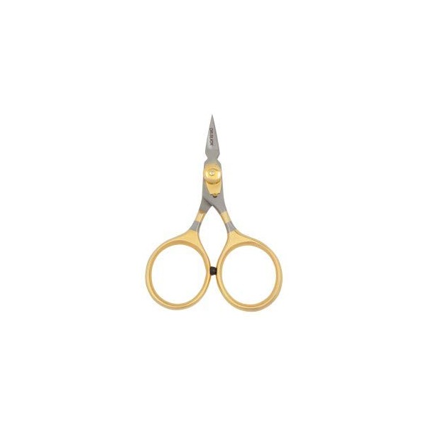 Dr. Slick Arrow Razor Scissor, 3-3/4", Gold Loops, Adjustable Tension,
