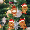 Jagowa 12-Piece Gingerbread Man Ornaments Set for Christmas Tree &