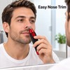 3-in-1 Grooming Trimmer for Men – Battery Powered Nose, Ear