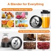 TENKER 900W Personal Smoothie Blender 11pc Set for Shakes and