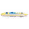 Kids Cruise Ship Model Sound Effects LED Light Universal Rotation