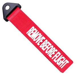 Remove Before Flight Racing Trailer Tow with Belt Rope Rally Hook Universal