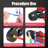 Ferrule Crimping Tool Kit, Wire Ferrule Kit with 1200Pcs Wire