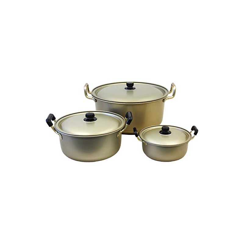 AKAO Double Handed Pot, 10.2 inches (26 cm), Gold