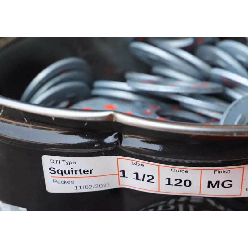 APPLIED BOLTING 1-1/2 DTI SQUIRTER WASHER GRADE 120 MG Lot