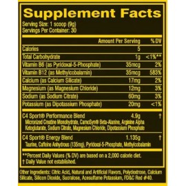 Pre Entrenamiento Cellucor C4 Sport 30 Servicios