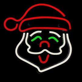 TRIXES Father Christmas Neon Light - LED Neon Light - USB Powered