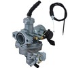 labwork Carburetor with Throttle Cable Replacement for Honda Trail CT90