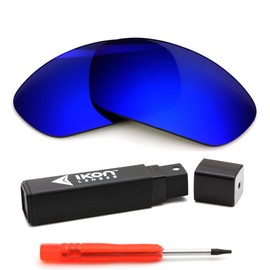 IKON LENSES Polarized Replacement Lenses For Oakley X-Metal Juliet Sunglasses (Deep Blue Mirror)