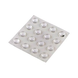 Shepherd 9965 3/4" Clear Self Adhesive Vinyl Bumpers 8 Count