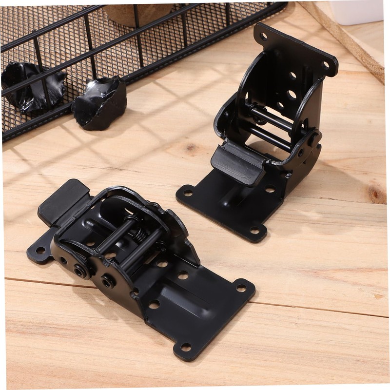 Tofficu 4pcs Folding Leg Hinges with Self Locking Mechanism Heavy