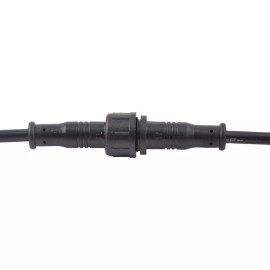 WESIRI 5Pairs 4pin Black Electrical Connector LED Connector for LED Lights 20cm Exte...