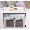 Butler Sofa Carry 4 pockets with Shelf and Light Grey