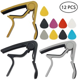 Guitar Capo, 3pack Capo for Acoustic Guitar,DanziX Universal Guitar Clamp Capo Electric Guitar Capo Clamp for Various Types Lightweight String Instrument