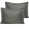 NTBAY 500 Thread Count 2 Pack Cotton Pillow Shams, Super
