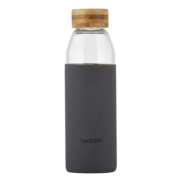 Creative Brands SIPS Drinkware Water Bottle with Protective Silicone Sleeve, 18-Ounce, Hydrate