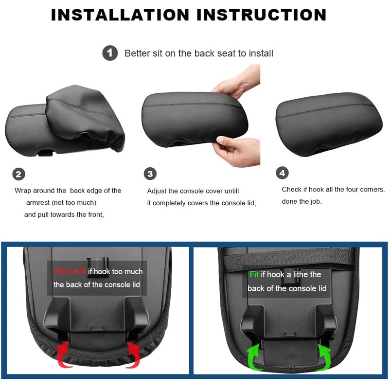 DEYTOP - Funda de consola central para Dodge Journey 2011-2022