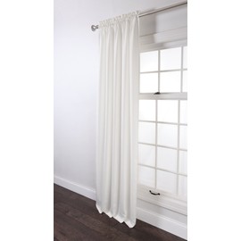 Stylemaster Renaissance Home Fashion Brooke Rod Pocket Panel, 40-Inch by 84-Inch, Cream