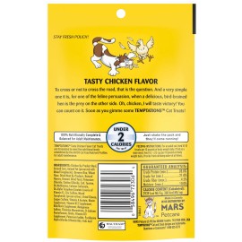 Temptations Classic Chicken Cat Treats 3Oz Pack Of 12 Crunchy Soft Under 2 Ca...