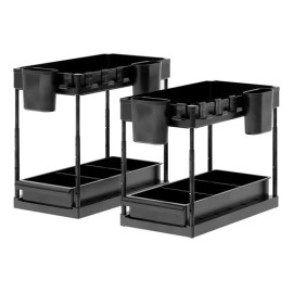 Mu:4life Organizador Estantes Para Cocina Fregadero Y Lavabo Negro