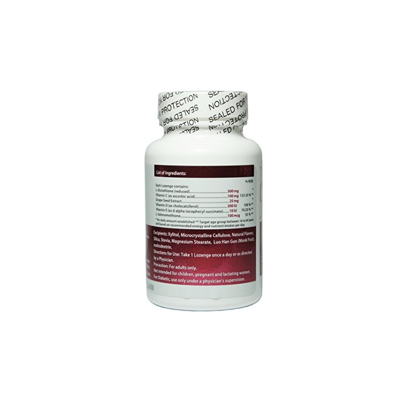 Thiocell Glutathione Complex Dietary Supplement and Vitamins Skin Whitening