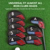 Amy Sport Stylish USA Flag Golf Iron Head Covers 9