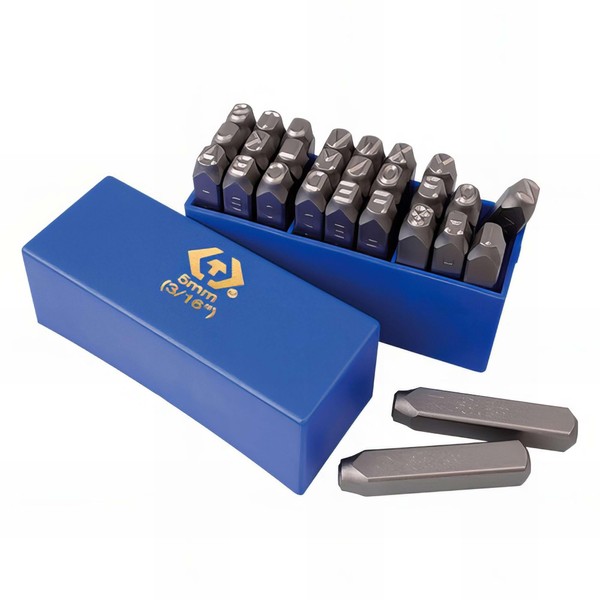 King Tony Set of 27 Letters to Punch 5 mm