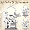 Housewarming Gifts New Home Keychain - 2025 House Warming Gift