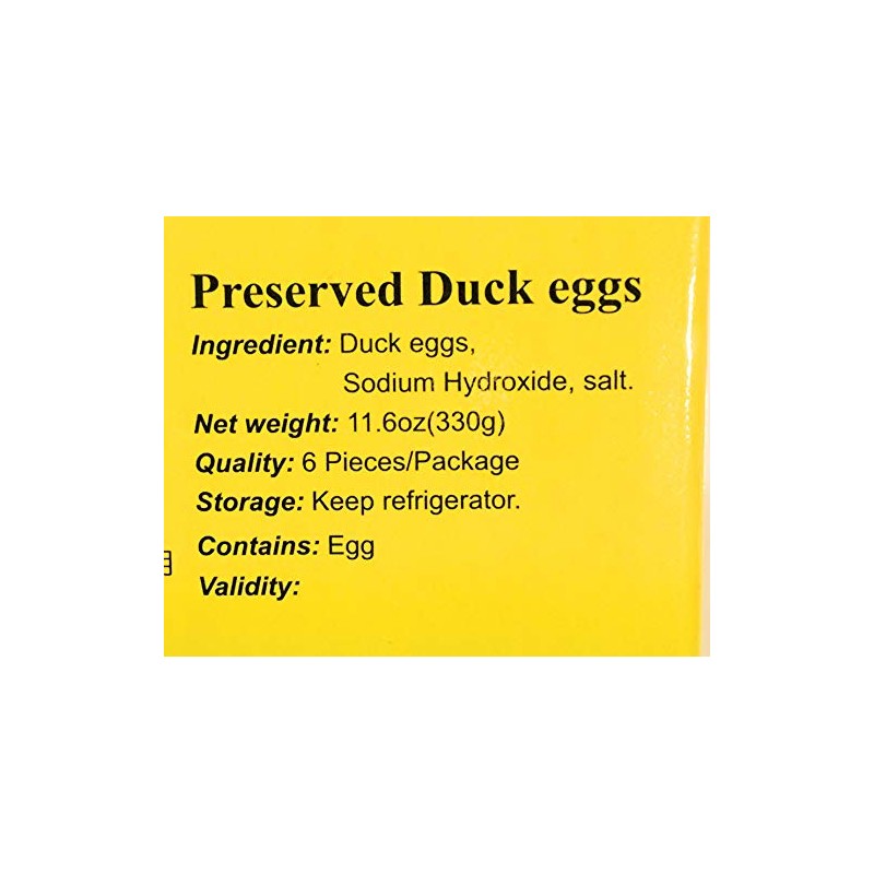 Tai Wan Preserved Duck Eggs 11.6 Oz