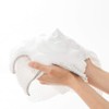 (H concept) Ash Tag (H Tag) Body Wash Towel, White,