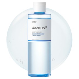 medicube - Zero Pore Toner, Tónico Facial Coreano con AHA, BHA, PHA, Niacinamida y Ácido Hialurónico, para Poros, Sebo y Textura, 250 ml...