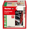 Fischer DuoPower 8 x 65 S, Powerful Universal Plug with