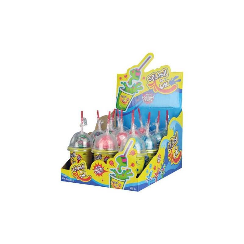 Koko's Splash-N-Lik with Popping Candy 2.57 oz (Pack of 12)