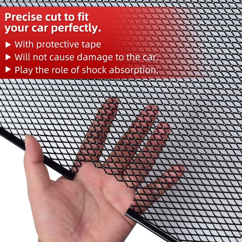 AggAuto Grill Mesh Insert Compatible With Jeep Wrangler JK JKU