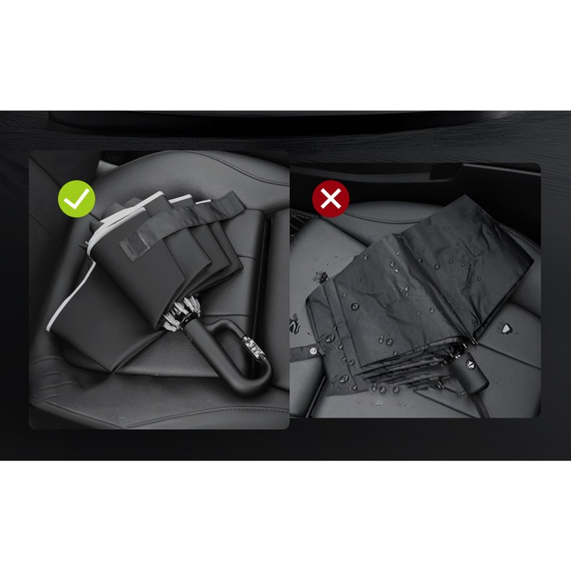 Automatic Umbrella Reflective Safety Strip Ring Buckle Umbrella Windproof Portable