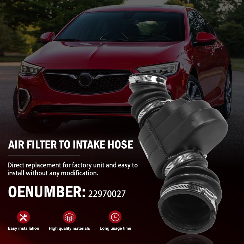 Air Cleaner-to Intake Tube Duct Hose fits Regal 2014-2017 Malibu