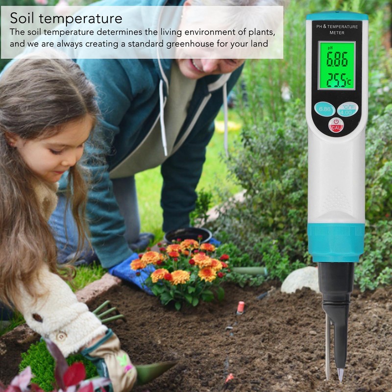 2 In 1 Soil PH Temperature Meter Soil Tester for