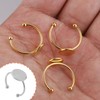 30 Pcs Blank Rings - MaehSab Stainless Steel Adjustable Pad