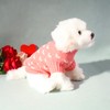 Persoshow Valentine's Day Sweater for Dog,Pink Soft Valentine's Day Dog