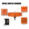 7 Inch Hole Saw with Arbor for Metal Wood Plastic,
