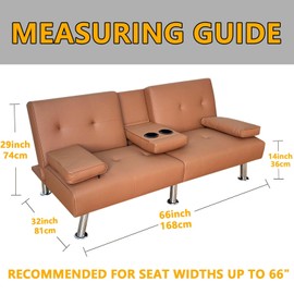 ZYXFYY 4 Pieces Click Clack Sofa Bed Cover 3 Seater, Quilted Convertible Folding Cover with 2 Removable Armrests and 1 Holders Covers (Black)