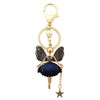 Honbay 1PCS Rhinestone Butterfly Wing Fairy Keychain Dancing Ballet Sparkling