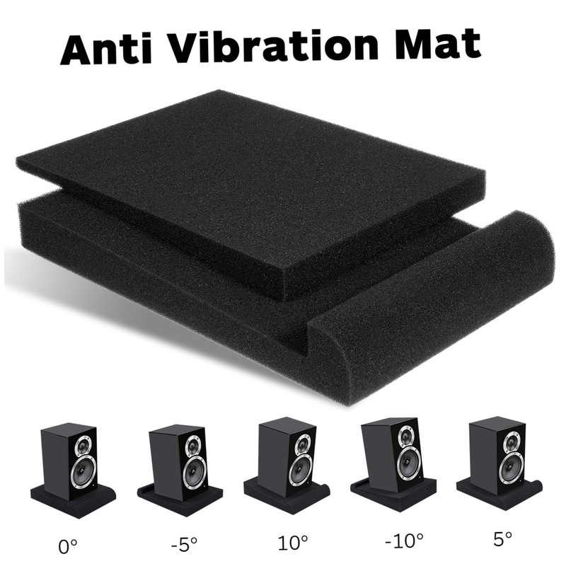 BESPORTBLE 2Pcs Vibration Pads Soundproofing Panels for Noise Reduction Shock