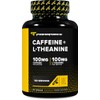 PrimaForce Cafeína con L-teanina - 100 mg - 180 cápsulas